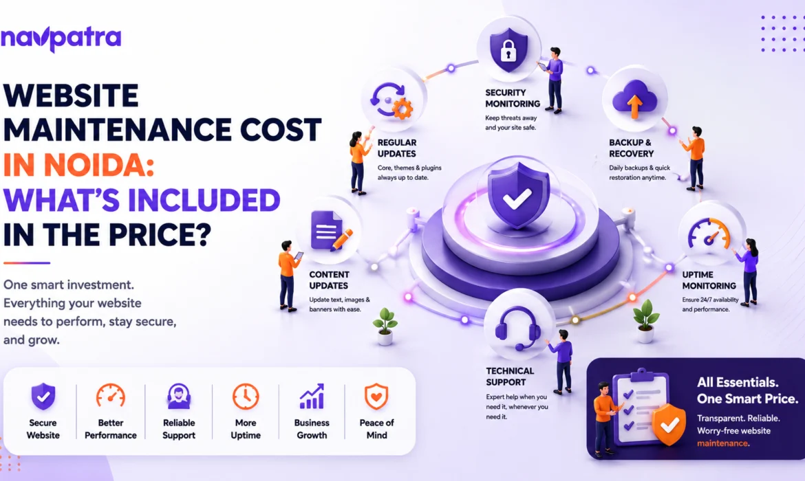 How Much Does Website Maintenance Cost in Noida Per Month in 2026?
