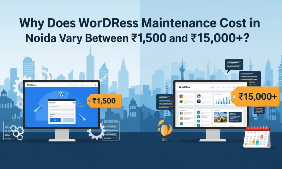 Why Does WordPress Maintenance Cost in Noida Vary Between ₹1,500 and ₹15,000+?