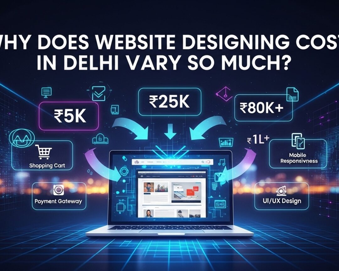 Why Does Website Designing Cost in Delhi Vary So Much?