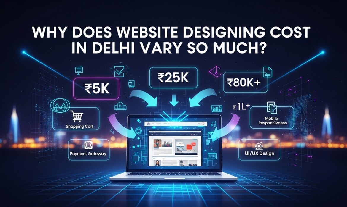 Why Does Website Designing Cost in Delhi Vary So Much?