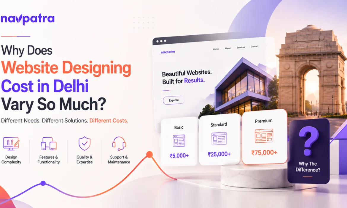 Why Does Website Designing Cost in Delhi Vary So Much?