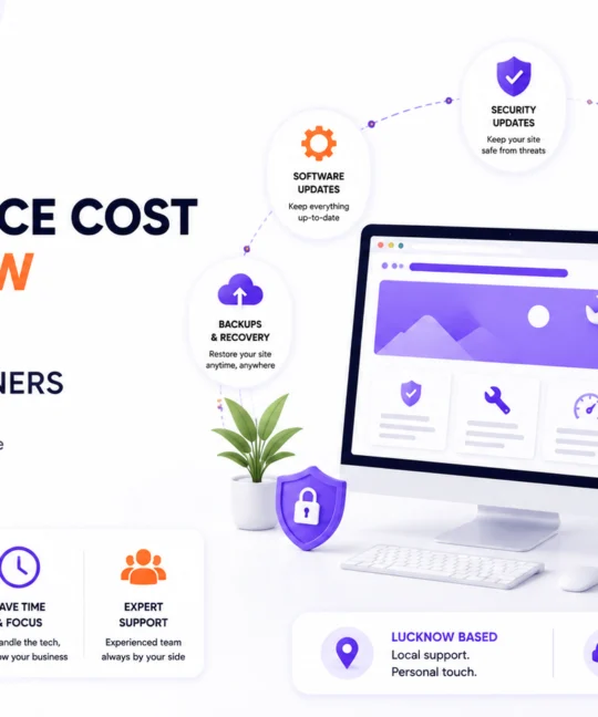 Topic: Website Maintenance Cost in Lucknow Explained for Business Owners