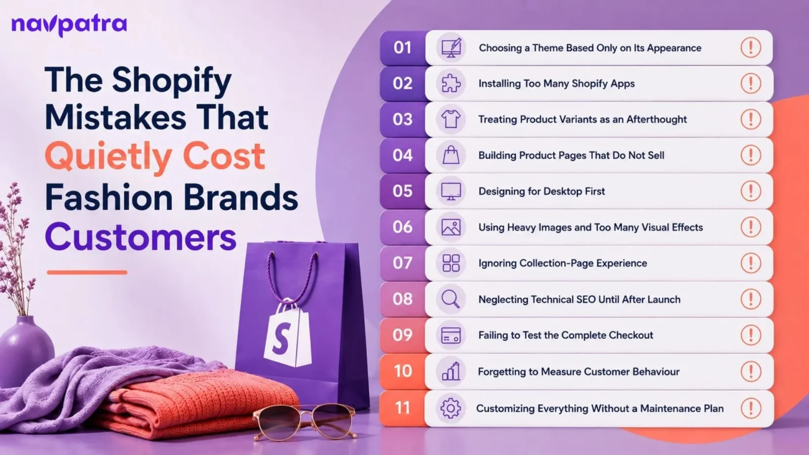 11 Common Shopify Mistakes Fashion Brands Make