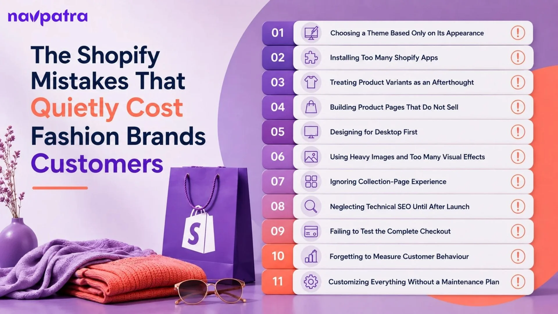 11 Common Shopify Mistakes Fashion Brands Make